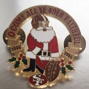 San Francisco 49ers Santa Pin